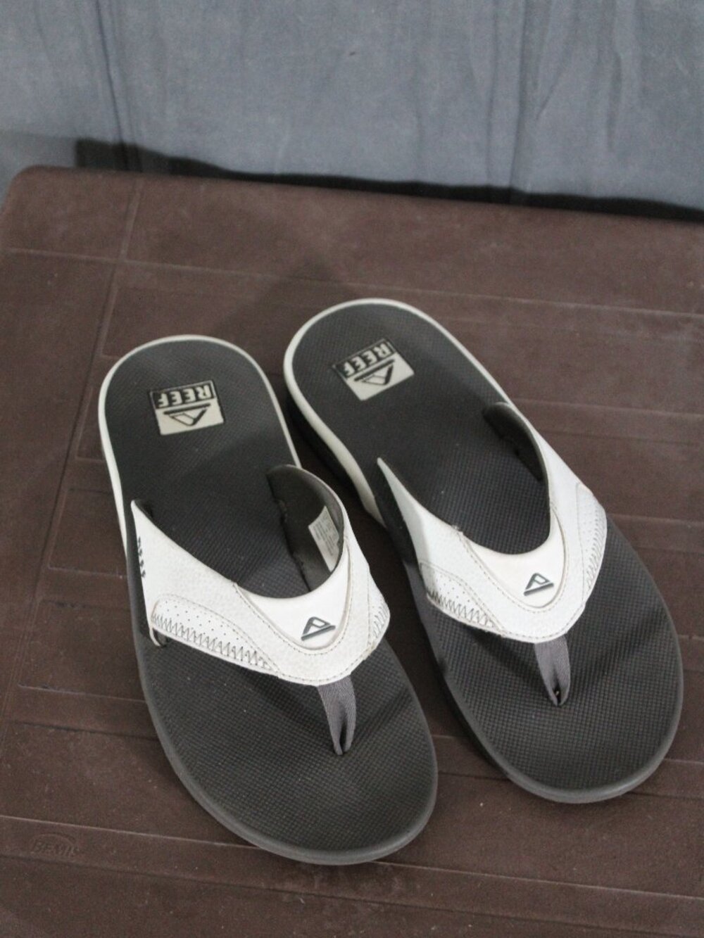 Reef Sandals - Bootle Openers White Straps - Men's US Size 11